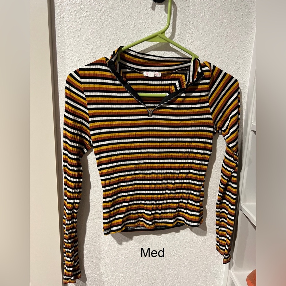 Striped crop top